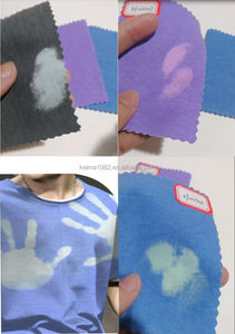 Usine 100% coton tissu thermochromique sensible à la température changement de couleur tissu pour t-shirt sweats à capuche sweats maillots robe - Product Image 3