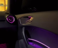 Mise à niveau Symphony Led Décoration de lumière ambiante intérieure de voiture Airvent pour Audi A1 2010-2018 Accessoires de bande d'ambiance