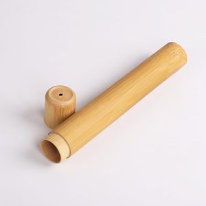 Reusable Eco-friendly Travel <b>Case</b> Bamboo <b>Toothbrush</b> Holder for Bamboo <b>Toothbrush</b> Customized Package - Product Image 2