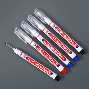 20mm Deep Hole Long Nib Head <strong>Permanent</strong> <strong>Markers</strong> for Metal Perforating Pen Waterproof Bathroom Woodworking Decoration Tool - Product Image 1