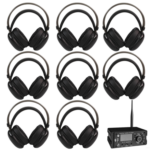 Wireless Headphones Over-Ear Hifi Stereo Headset Cool Glowing Lightweight Headphones Noise Reduction for Silent Parties Concerts