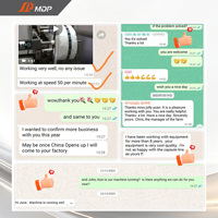 Machine de conditionnement liquide à grande vitesse automatique de MDP MD-300Y pour la machine de remplissage de miel