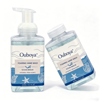 Savon liquide moussant pour les mains biologique hydratant nettoyant en profondeur Ocean Breeze 435ml pour tous types de peaux