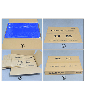 Produk keselamatan sekali pakai sol bengkel bebas debu alas lengket ESD dapat robek alas tanah bebas debu lengket - Product Image 1