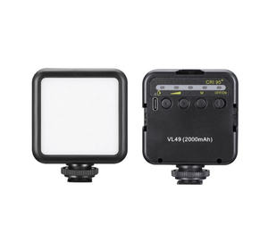 <span class=keywords><strong>Ulanzi</strong></span> ไฟ LED <span class=keywords><strong>VL49</strong></span> 6W แบตเตอรี่ขนาดเล็กในตัวขนาด2000mAh ไฟถ่ายภาพ5500K ไฟ LED W49การแสดงสด - Product Image 3