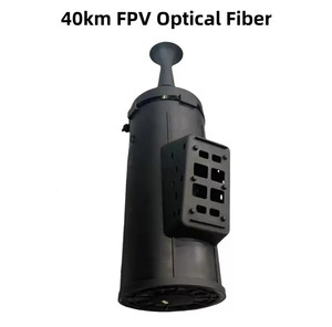 โมดูลรีเลย์ไฟเบอร์ออปติกแบบขยายระยะทาง FPV Crossover Machine Sky End 5G PoE Network สำหรับมอเตอร์โดรน RC ป้องกันการรบกวน - Product Image 6