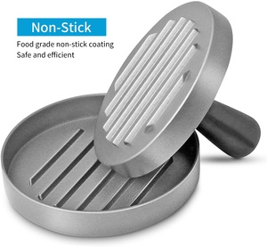 <span class=keywords><strong>Presse</strong></span> à <span class=keywords><strong>Hamburger</strong></span> antiadhésive en métal, lot de 50, pressoir professionnel pour viande, pour <span class=keywords><strong>Hamburger</strong></span>, tenue de fête - Product Image 6
