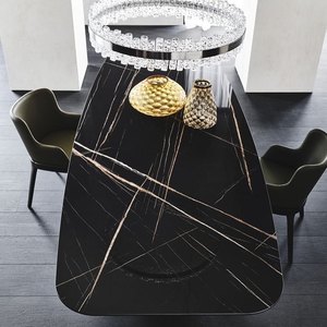 Morden Design per la casa in marmo nero cucina isola Top Sahara Noir marmo piano in marmo <span class=keywords><strong>tavolino</strong></span> in pietra nera <span class=keywords><strong>tavolino</strong></span> da caffè - Product Image 5