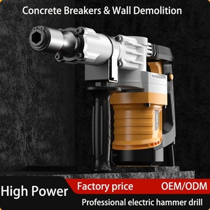 Marteau électrique robuste 110V/220V, 2400W, haute puissance, pour la démolition de murs en béton, perceuse à percussion rotative - Product Image 6