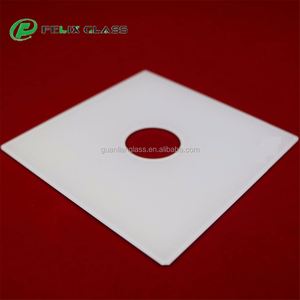 Plaque d'interrupteur mural tactile en verre trempé à faible teneur en fer de 3 mm avec impression sérigraphique - Product Image 1