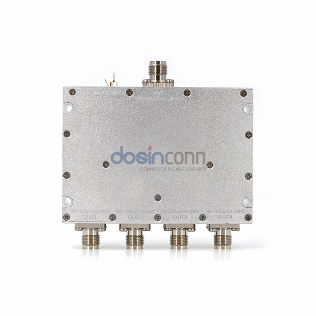 Active RF Splitter With Gain Active Microstrip Power Splitter 4Way TNC GPS Signal Power Divider