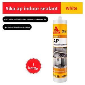 Scellant en <span class=keywords><strong>silicone</strong></span> Sikasil Ap, anti-moisissure, imperméable, pour portes universelles, salle de bain, douche, utilisation sèche et humide - Product Image 2