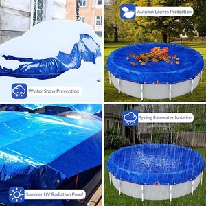Couverture de <span class=keywords><strong>piscine</strong></span> <span class=keywords><strong>ronde</strong></span> en PVC tissé de haute qualité, protection contre les <span class=keywords><strong>d</strong></span>ébris, résistance au froid pour les piscines <span class=keywords><strong>hors</strong></span> <span class=keywords><strong>sol</strong></span> - Product Image 6