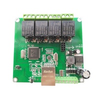 Minuterie réseau wi-fi, mhz, relais Ethernet, interrupteur de réseau, Modbus, MQTT, tcg, UDP, Web, glands CAN, rs232, CoAP, Module de minuterie domoz