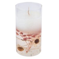 Großhandel Duftkerzen im Glasgefäß Sojawachs mit Eingebetteten Konservierten Trockenblumen Botanische Proben OEM Private Label Aromatherapie