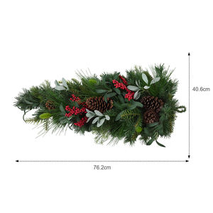 Adorno Navideño Personalizado en Forma de Lágrima para Puerta Principal, Decoración Navideña para Crear Ambiente Festivo - Product Image 2