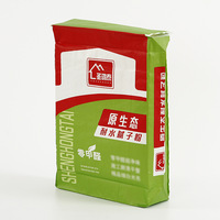 Custom Multiwall Tile Adhesive Valve Bag Building Material Cement Sack Kraft Paper for Plaster Mortar Industrial for Chemicals