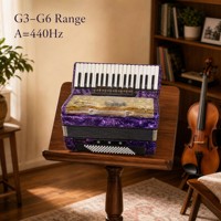 Accordéon professionnel de qualité supérieure, 37 touches, 96 basses, avec plaque de protection en métal et motifs sculptés exquis, vente en gros