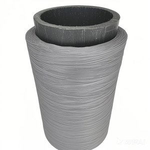 Spun Recycled PVC <strong>Dty</strong> 100% Polyester Filament Textured Yarn Cord for Crochet Bags Sewing <strong>Thread</strong> Fabric - Product Image 2