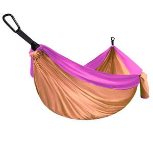 Hamac de camping portable en nylon Woqi avec sangles et sac de transport pour la randonnée, le trekking et la plage - Product Image 4