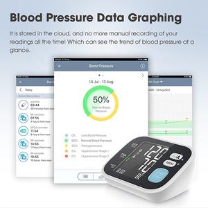 TRANSTEK निजी लेबल रक्त दबाव मॉनिटर घर spygmomanometer आसान करने के लिए पढ़ने के साथ बड़े स्क्रीन - Product Image 2