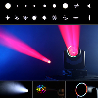 Luz Móvil de Cabeza 230W 7R Mini Sharpy con Anillo LED para DJ, Fiestas, Bodas, Eventos, Discotecas y Escenarios