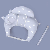 Oreiller d'allaitement multifonction Coussin d'allaitement pour bébé Coussin d'allaitement réglable pour femme enceinte Coussin de taille en couches lavable
