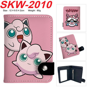 Printed Pu Short <b>Wallet</b> with Snap Closure Unisex <b>Card</b> <b>Holder</b> Characters Cartoon Design 12x9.5x2cm - Product Image 3