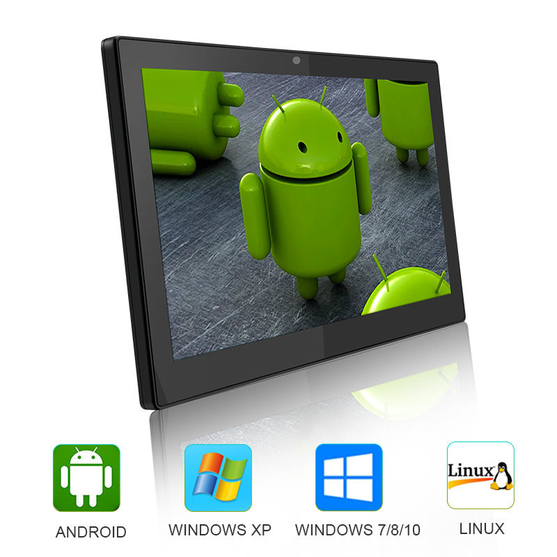 13 Inch Industrial All in One PC IP65 Pure Flat Screen RK3288 Android Panel Pc 16GB Interface AMD RAMBO Tablet