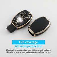 Couverture de clé de voiture intelligente à quatre boutons pour Mercedes Benz, vente directe d'usine, accessoires para automobiles 2022 TPU