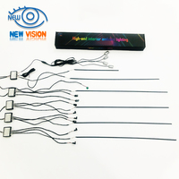 Indian K4 Symphony Pro: Kit de bande LED pour voiture 18 modes contrôlé par application (fibre optique/acrylique), éclairage RVB à commande vocale