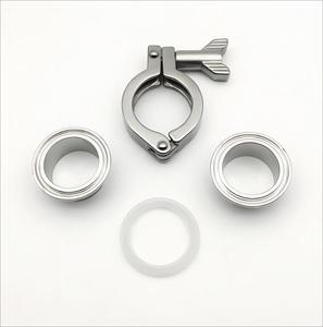 Nhà máy cung cấp duy nhất <span class=keywords><strong>Pin</strong></span> Tri kẹp SS304 SS316L không gỉ vệ sinh điều chỉnh phụ kiện đường ống TC triclover kẹp cho ferrule - Product Image 6