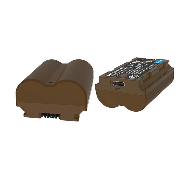 Fuji NP-W235 Camera Battery Pack with Type C Charging Cable Brown Color Compatible with XT4/GFX100S/GFX50 II/X-H2S