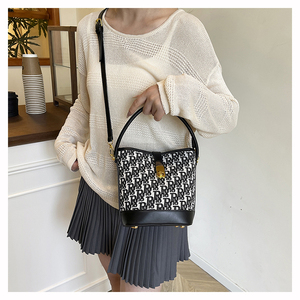 Bolso de Lona Tipo Cubo para Mujer 2026, de Mano y Bandolera, Nuevo Accesorio de Moda para Dama - Product Image 1