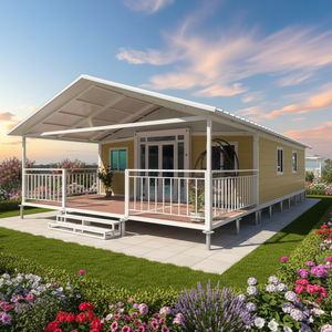 Casa Contenedor Expandible <span class=keywords><strong>de</strong></span> Doble Ala Prefabricada <span class=keywords><strong>de</strong></span> Alta Calidad <span class=keywords><strong>de</strong></span> 20 pies/40 pies, Diseño Moderno para Uso en Villas y Apartamentos - Product Image 1