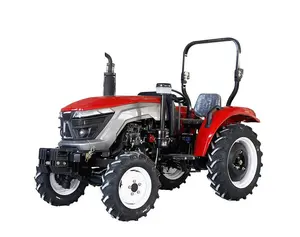 Hot sale farming machine mini 4 wheel drive tractor with many implements