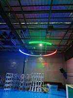 Barre de lumière cinétique LED RGBW personnalisable à matrice changeante, étanche IP33, en aluminium, activée par le son, contrôle DMX512 pour spectacles et soirées