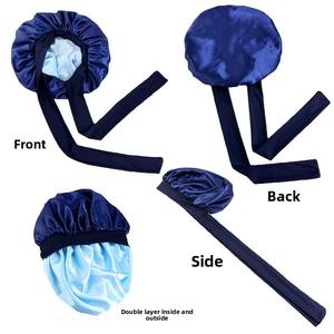 <span class=keywords><strong>Gorro</strong></span> <span class=keywords><strong>de</strong></span> Dormir <span class=keywords><strong>de</strong></span> Satén <span class=keywords><strong>de</strong></span> Doble Capa Color Sólido ROSE <span class=keywords><strong>para</strong></span> Mujer, con Lazo Ajustable, <span class=keywords><strong>de</strong></span> Seda Sintética, <span class=keywords><strong>de</strong></span> Alta Elasticidad, <span class=keywords><strong>para</strong></span> el Cuidado del Cabello - Product Image 3