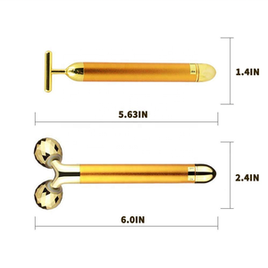 2024 nóng bán 2-in-1 điện mặt điêu khắc rung massage mặt con lăn năng lượng vẻ đẹp thanh Da Thắt Chặt Loại bỏ nếp nhăn - Product Image 3