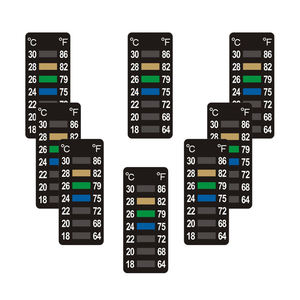 Nhà máy tùy chỉnh Aquarium <span class=keywords><strong>LCD</strong></span> Nhiệt kế kỹ thuật số Fish Tank nhiệt kế dải dán - Product Image 6