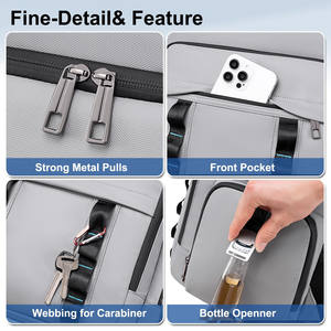 Sac à dos de sport extérieur grande capacité pour homme, étanche, système Molle, en polyester, isolé thermiquement, 24L, fermeture éclair personnalisée - Nouveau - Product Image 6