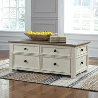 Table basse rustique en bois avec plateau relevable et compartiment de rangement dissimulé, table à thé mobile pour salon avec roulettes et tiroirs