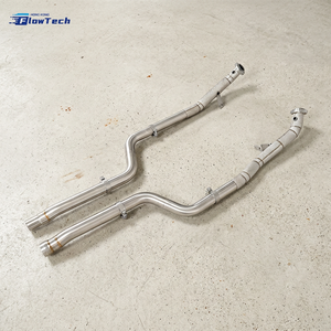 ท่อดาวน์ไปป์แบบไหลสูงสำหรับ Mercedes E550 CLS550 W212 W218 M278 4.7L V8 Biturbo ผลิตจากเหล็ก 304 สำหรับอัพเกรดท่อไอเสียแบบเรซซิ่ง - Product Image 5