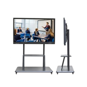 Tableau intelligent interactif UHD 3840*2160 <span class=keywords><strong>pour</strong></span> enfants et adolescents 55 65 pouces écran tactile multilingue LCD <span class=keywords><strong>pour</strong></span> réunion tableau blanc animation - Product Image 2