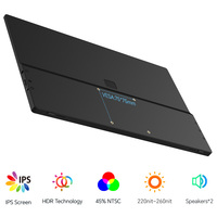 Moniteur portable IPS 15,6 pouces 1080P 1920x1080 FHD Interface Type-C Mini HD Écran secondaire externe Ultra fin HDR