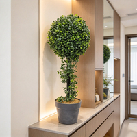Bonsaï artificiel en feuilles de Milan de 60 cm, 4 couches, plante artificielle en pot, topiaire pour la maison, le bureau, le salon, décoration intérieure