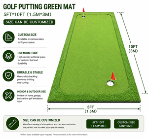 Tapis de putting de <span class=keywords><strong>golf</strong></span> intérieur/extérieur, aide à l'entraînement au <span class=keywords><strong>golf</strong></span>, entraîneur de putting portable, équipement d'entraînement au <span class=keywords><strong>golf</strong></span> - Product Image 4