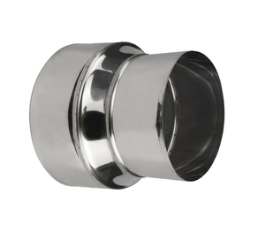 Tubo de Acero Inoxidable para Chimenea, Tubo de Estufa de 80 mm, Revestimiento para Chimenea de Caldera, Conducto de Humo y Aire - Product Image 6