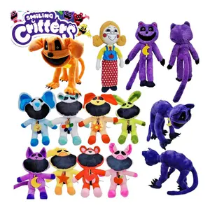 2024 New Critters Toys Charpter 3 Purple Cats Peluches Stuffed Animal Cat Smiles Critters Catnap Plush Toy