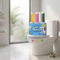 Gel Nettoyant Désodorisant et Détartrant pour Toilettes, Élimine les Odeurs et les Taches, Parfum pour Salle de Bain